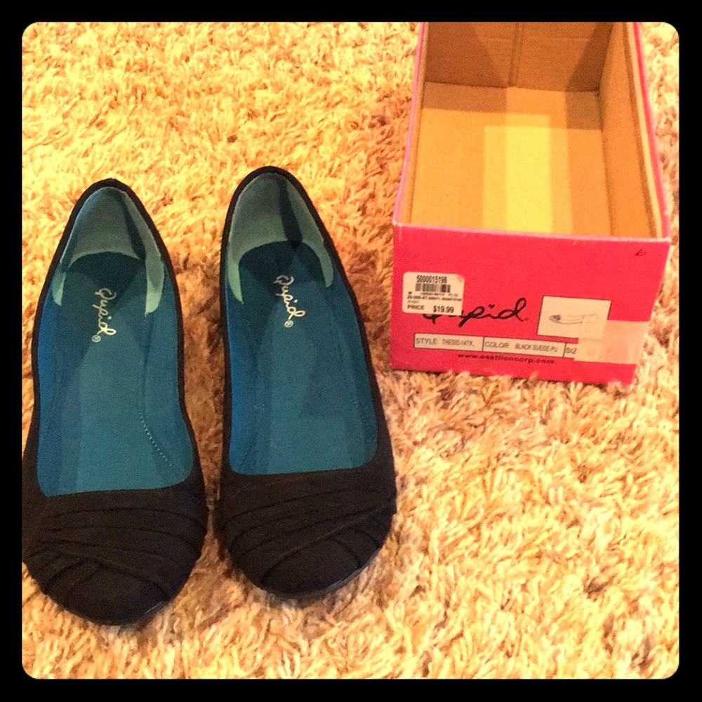Quipid Black Flats